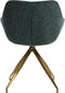 Light & Living Eetkamerstoel Jaimy - Bouclé - Emeraldgroen