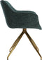 Light & Living Eetkamerstoel Jaimy - Bouclé - Emeraldgroen