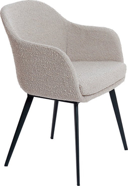 Light & Living - Eetkamerstoel LEONE - 59x58.5x82cm - Bruin - Set van 2