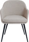 Light & Living - Eetkamerstoel LEONE - 59x58.5x82cm - Bruin - Set van 2