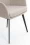 Light & Living - Eetkamerstoel LEONE - 59x58.5x82cm - Bruin - Set van 2