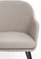 Light & Living - Eetkamerstoel LEONE - 59x58.5x82cm - Bruin - Set van 2
