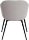 Light & Living - Eetkamerstoel LEONE - 59x58.5x82cm - Bruin - Set van 2
