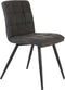 Light & Living - Eetkamerstoel OLIVE - 50.5x44.5x82cm - Grijs - Set van 2