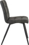 Light & Living - Eetkamerstoel OLIVE - 50.5x44.5x82cm - Grijs - Set van 2