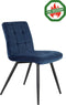 Light & Living - Eetkamerstoel OLIVE FR - 50.5x44.5x82cm - Blauw