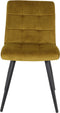 Light & Living Eetkamerstoel Olive - Oker - Velvet