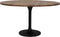 Light & Living Eettafel Biboca - Hout/Zwart - Ø140cm - Modern,Retro