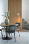 Light & Living Eettafel Biboca - Hout/Zwart - Ø140cm - Modern,Retro