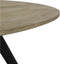 Light & Living Eettafel Magnifera - Hout/Zwart - Ø140cm - Modern,Landelijk