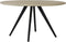 Light & Living Eettafel Magnifera - Hout/Zwart - Ø140cm - Modern,Landelijk
