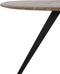 Light & Living Eettafel Mimoso - Hout/Zwart - Ø140cm - Modern,Luxe