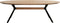 Light & Living - Eettafel NORI - 240x100x76cm - Bruin