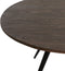 Light & Living - Eettafel TURI - Ø120x76cm - Bruin