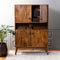 Light & Living Espita Kast met laden - Hout/Olie Bruin - 104x40x158cm
