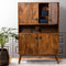 Light & Living Espita Kast met laden - Hout/Olie Bruin - 104x40x158cm