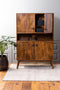 Light & Living Espita Kast met laden - Hout/Olie Bruin - 104x40x158cm