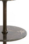 Light&living Etagere 3 laags Ø51x100 cm VERMENTINO donker bruin marmer