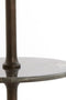Light&living Etagere 3 laags Ø51x100 cm VERMENTINO donker bruin marmer