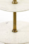 Light&living Etagere 3 laags Ø51x100 cm VERMENTINO marmer wit