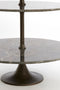 Light&living Etagere 5 laags Ø79x175 cm VERMENTINO donker bruin marmer