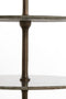 Light&living Etagere 5 laags Ø79x175 cm VERMENTINO donker bruin marmer