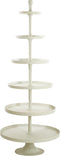 Light&living Etagere 6 laags Ø80x200 cm HOKKSUND crème