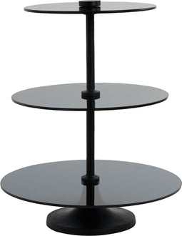 Light & Living - Etagere DANULA - Ø35x43cm - Zwart