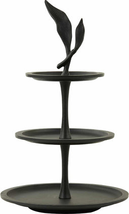 Light & Living Etagere Foglia - Zwart - 3 Laags