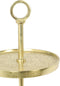 Light & Living Etagère Lutek - Goud - 2 Laags - Modern,Luxe - Kerst cadeau - Kerst cadeautjes - Cadeau vrouw - Cadeau man - Cadeau voor haar - Cadeau voor hem - Kerstcadeau - Kerst kado - Kado man - Kado vrouw
