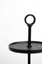 Light & Living Etagère Lutek - Zwart - 2 Laags - Modern,Luxe - Kerst cadeau - Kerst cadeautjes - Cadeau vrouw - Cadeau man - Cadeau voor haar - Cadeau voor hem - Kerstcadeau - Kerst kado - Kado man - Kado vrouw