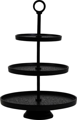 Light & Living Etagère Lutek - Zwart - 3 Laags
