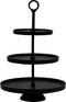 Light & Living Etagère Lutek - Zwart - 3 Laags