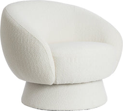 Light & Living Fauteuil Avoria - Bouclé - Crème