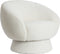 Light & Living Fauteuil Avoria - Bouclé - Crème