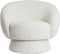 Light & Living Fauteuil Avoria - Bouclé - Crème