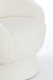 Light & Living Fauteuil Avoria - Bouclé - Crème