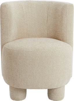 Light & Living Fauteuil Kamova - Chenille - Crème