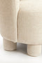 Light & Living Fauteuil Kamova - Chenille - Crème