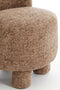 Light & Living Fauteuil Kamova - Chenille - Donkerbruin