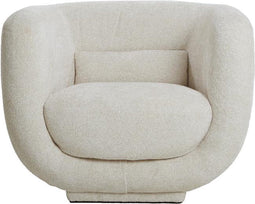 Light & Living Fauteuil Kialy - Chenille - Crème