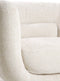 Light & Living Fauteuil Kialy - Chenille - Crème