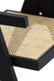 Light & Living Fauteuil 'Morazan' Hout en rotan, kleur Zwart