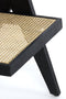 Light & Living Fauteuil 'Morazan' Hout en rotan, kleur Zwart