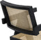 Light & Living Fauteuil 'Morazan' Hout en rotan, kleur Zwart