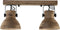 Light & Living Hang-/wandlamp Ilanio - Hout - 50x17x25cm - 2L - Binnen Modern