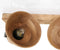Light & Living Hang-/wandlamp Ilanio - Hout - 50x17x25cm - 2L - Binnen Modern