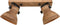 Light & Living Hang-/wandlamp Ilanio - Hout - 50x17x25cm - 2L - Binnen Modern