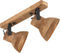 Light & Living Hang-/wandlamp Ilanio - Hout - 50x17x25cm - 2L - Binnen Modern