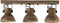 Light & Living Hang-/wandlamp Ilanio - Hout - 67x17x25cm - 3L - Binnen Modern